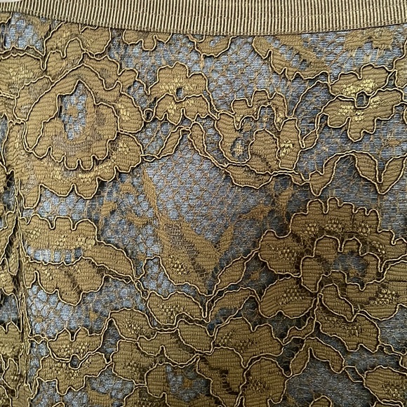 Gorgeous pencil skirt with lace overlay - Picture 2 of 7